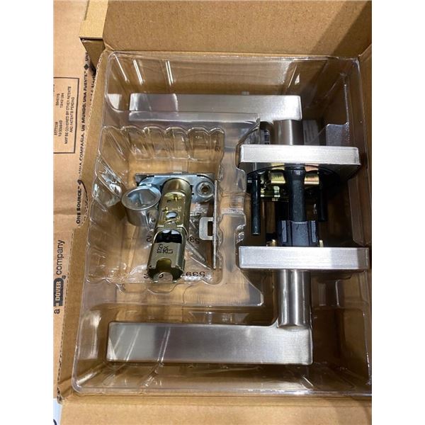 2 WEISER NICKEL COLOUR DOOR HANDLES
