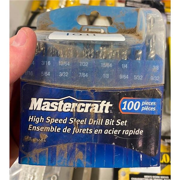 APPROX. 100 PC MASTERCRAFT DRILL BIT SET
