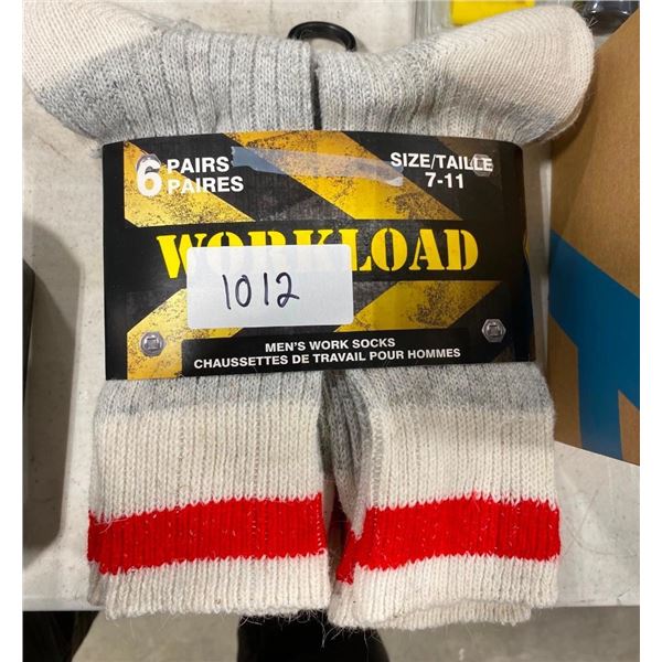 SIZE 7-11 OF 6PC MENS SOCKS