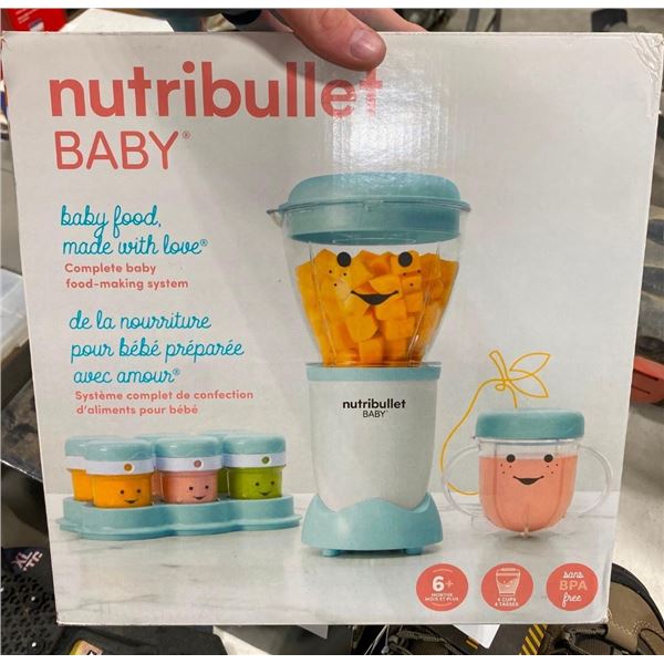 BABY NUTRIBULLET BLENDER - WAS OUT OF BOX BUT DOES NOT LOOK VERY USED