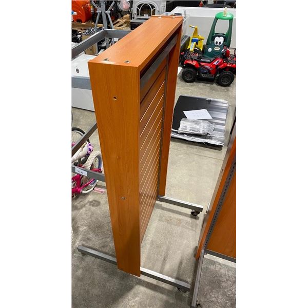 27X55IN ROLLING CLOTHES RACK / SHELF