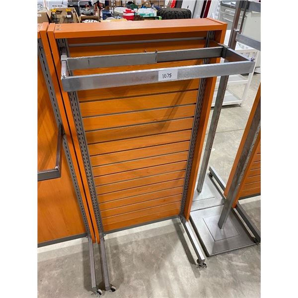 27X55IN ROLLING CLOTHES RACK / SHELF