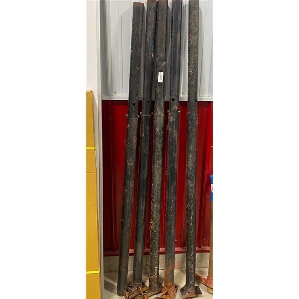 5 OF 6.5FT BASEMENT SUPPORT POSTS