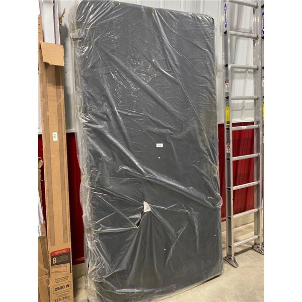 94X94IN HOTTUB COVER - HAS HOLE AND TEAR BUT WOULD STILL WORK