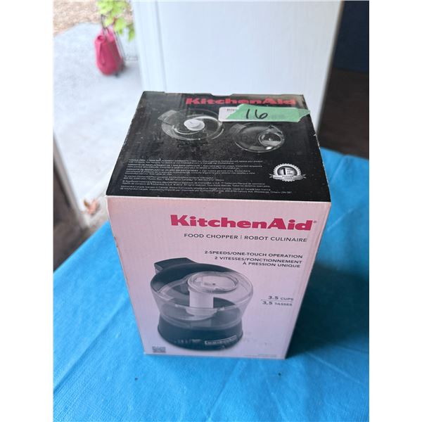 MIXED LOT KITCHENAID FOOD CHOPPER AND RIVAL 6-CUP RICE COOKER BRAND NEW