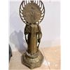 Image 5 : BUDDHIST-STYLE FIGURE STATUE WITH ORNATE HALO