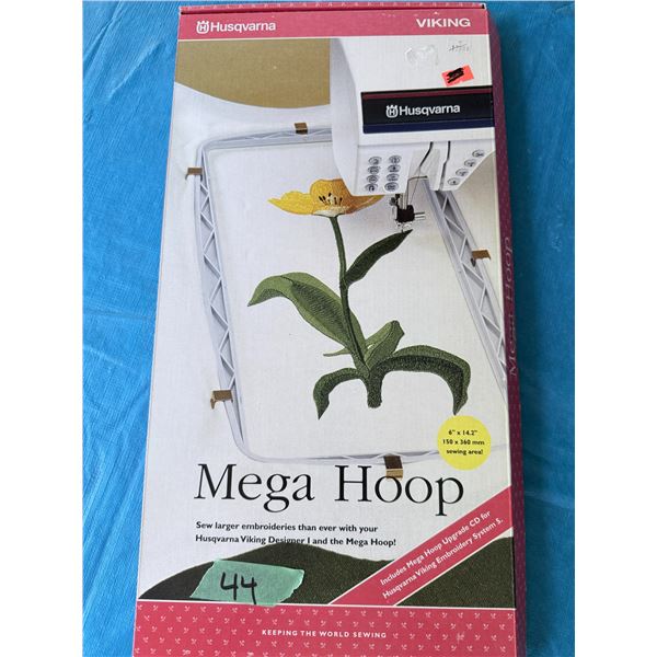 HUSQVARNA VIKING MEGA HOOP EMBROIDERY ACCESSORY BRAND NEW