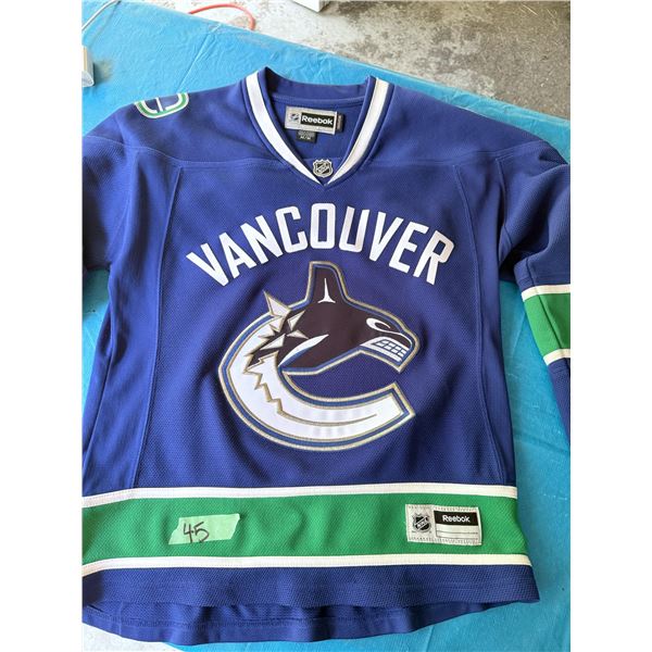 REEBOK VANCOUVER CANUCKS HOCKEY JERSEY WOMENS M/M