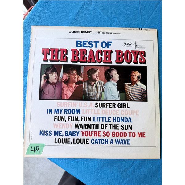 BEST OF THE BEACH BOYS VINYL RECORD
