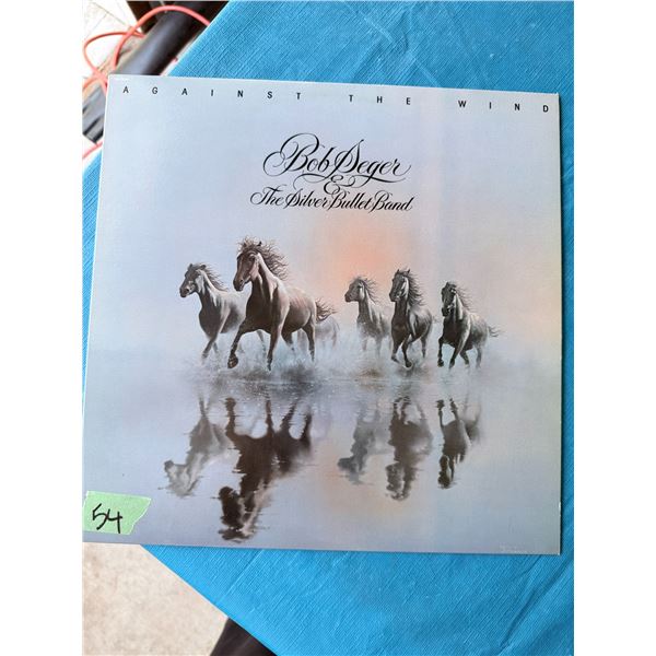 BOB SEGER AGAINST THE WIND VINYL RECORD