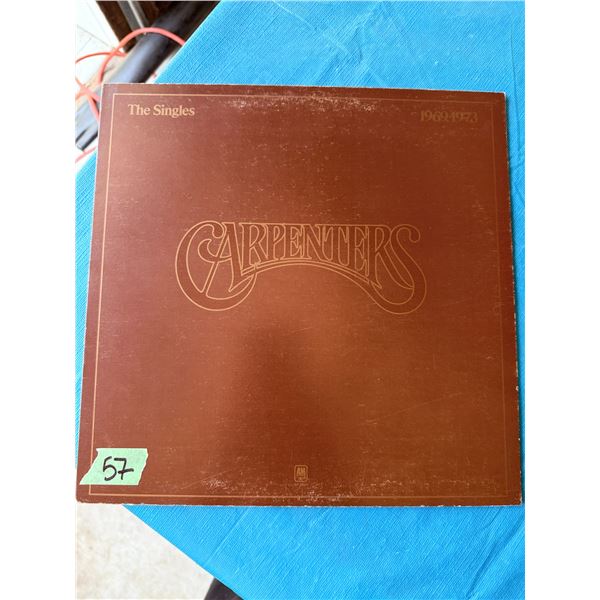 CARPENTERS THE SINGLES 1969-1973 VINYL RECORD