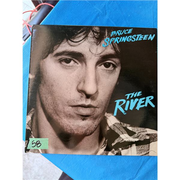 BRUCE SPRINGSTEEN THE RIVER VINYL RECORD ALBUM