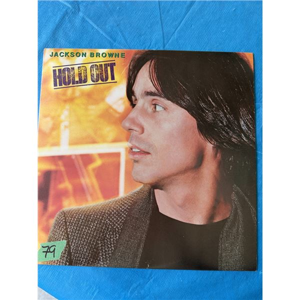 JACKSON BROWNE HOLD OUT VINYL RECORD