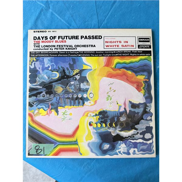 VINYL RECORD THE MOODY BLUES DAYS OF FUTURE PASSED