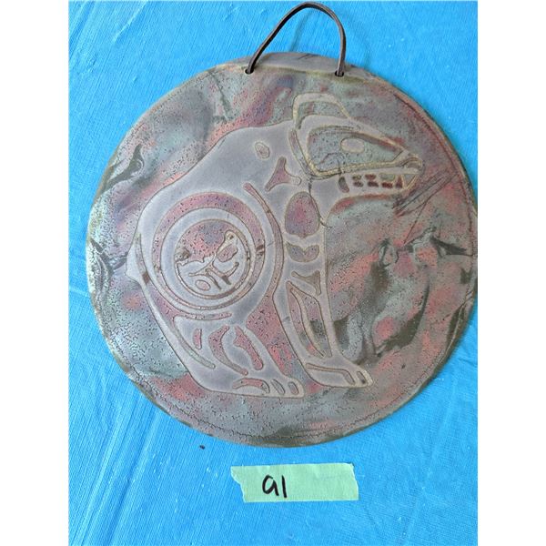 INDIGENOUS DECORATIVE WALL PLAQUE