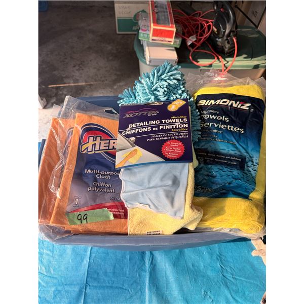 MIXED LOT MICROFIBER CLEANING AND DETAILING TOWELS BRAND NEW