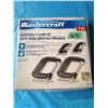 Image 1 : MASTERCRAFT 4-PIECE ADJUSTABLE C-CLAMP SET