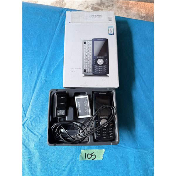 SAMSUNG VICE MOBILE PHONE WITH BOX AND ACCESSORIES