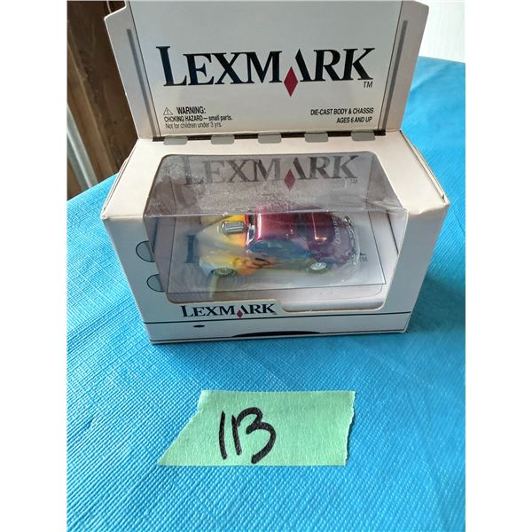 LEXMARK DIECAST MODEL CAR BRAND NEW