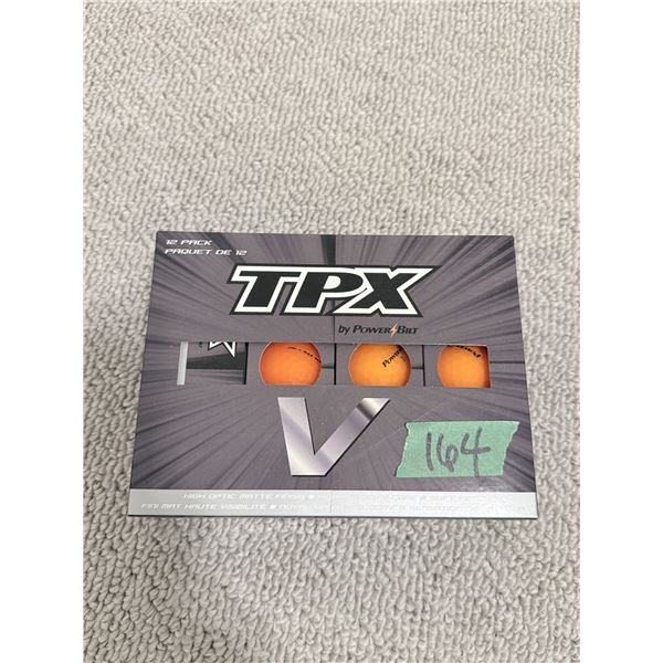12 PACK TPX BY POWERBILT ORANGE GOLF BALLS