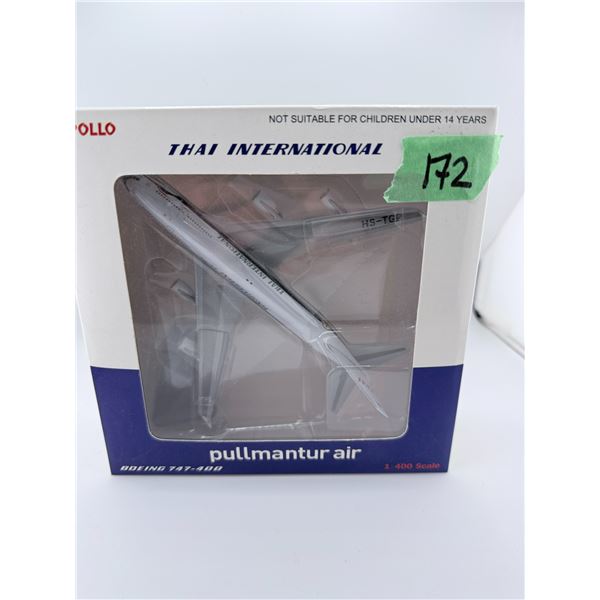 PULLMANTUR AIR THAI INTERNATIONAL BOEING 747-400 1:400 DIECAST MODEL AIRPLANE