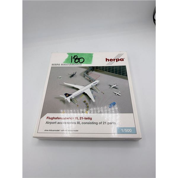 HERPA AIRPORT ACCESSORIES III 21-PART SET 1:500