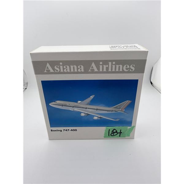 ASIANA AIRLINES BOEING 747-400 1:400 DIECAST MODEL AIRPLANE
