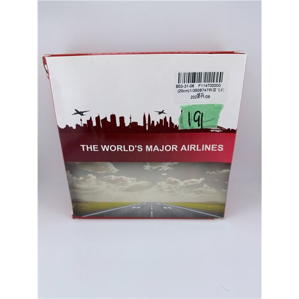 KOREAN AIR B747 1:350 DIECAST MODEL AIRPLANE