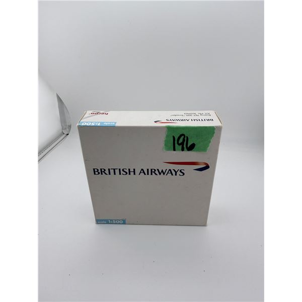 HERPA BRITISH AIRWAYS BOEING 767-300 "SWEDEN" 1:500 DIECAST MODEL AIRPLANE