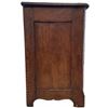 Image 4 : Antique Walnut Oak Four-Drawer Chest With Ornate Metal Handles