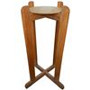 Image 4 : Ceramic Drink Dispenser with Ivy Pattern and Wooden Stand