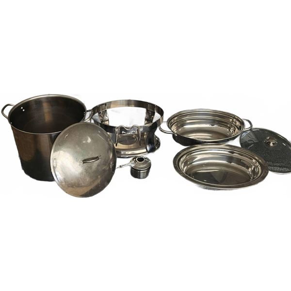 Stainless Steel Cookware and Chafing Dish Set