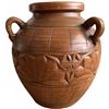 Image 2 : Handmade Brown Stoneware Pot and Oval Ceramic Platter