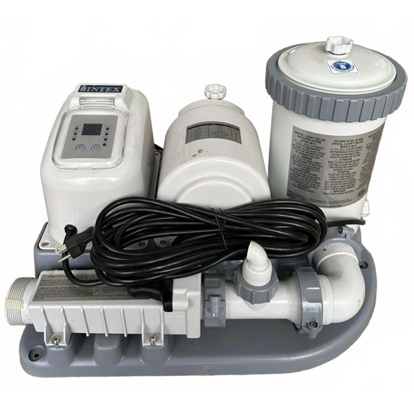 Intex Krystal Clear Deluxe Saltwater System With Pump Model 8111