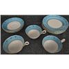 Image 1 : Royal Grafton Fine Bone China Set - Sky Blue Starburst Pattern
