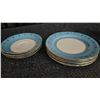 Image 2 : Royal Grafton Fine Bone China Set - Sky Blue Starburst Pattern
