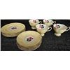 Image 2 : Newtown Fine Bone China - 'Anniversary Rose' - 22 Karat Gold Trim Teaset