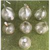 Image 1 : 7 Large Clear Glass Demijohn Bottles