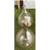 Image 3 : 7 Large Clear Glass Demijohn Bottles