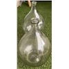 Image 5 : 7 Large Clear Glass Demijohn Bottles