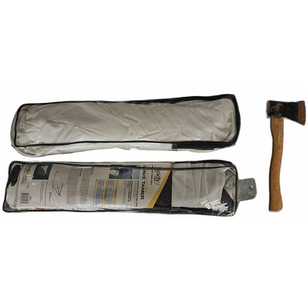 Lindy Wave Tamer Drift Socks (2) and Wooden Handle Axe