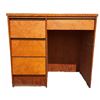 Image 2 : Entry Console Desk With Decorative Dishes and Table Lamp