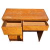 Image 3 : Entry Console Desk With Decorative Dishes and Table Lamp