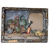 Image 14 : 2 Piece Antique Hutch With Collectibles Including Royal Tudor Ware and Tins