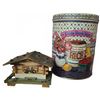 Image 17 : 2 Piece Antique Hutch With Collectibles Including Royal Tudor Ware and Tins