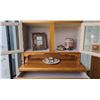 Image 5 : 2 Piece Antique Hutch With Collectibles Including Royal Tudor Ware and Tins