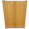 Image 3 : Soft Close Oak Effect Shelving Unit With Assorted Items