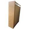 Image 5 : Soft Close Oak Effect Shelving Unit With Assorted Items