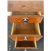 Image 3 : Desk With Three Drawers and Assorted Accessories