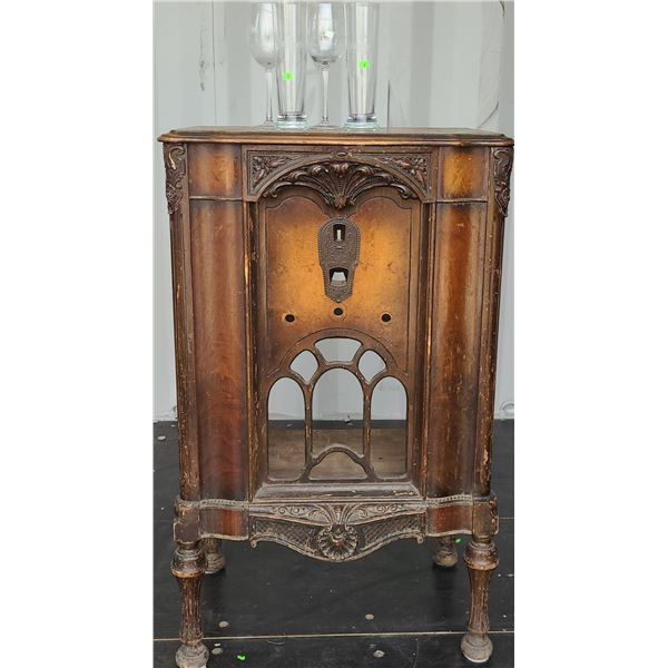 1920-1930 Fada Radio Console Repurposed Beverage Bar
